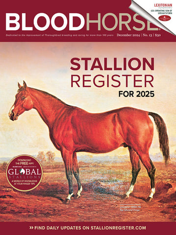 BloodHorse Stallion Register for 2025 Print