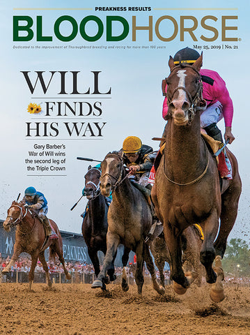 BloodHorse:  May 25, 2019 print - Preakness Results