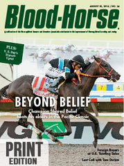 The Blood-Horse: Aug 30, 2014 Print
