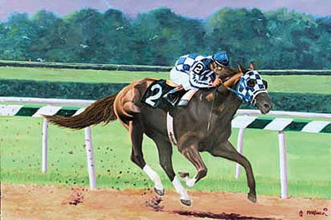 Secretariat Belmont Stakes 1973 by Nick Martinez